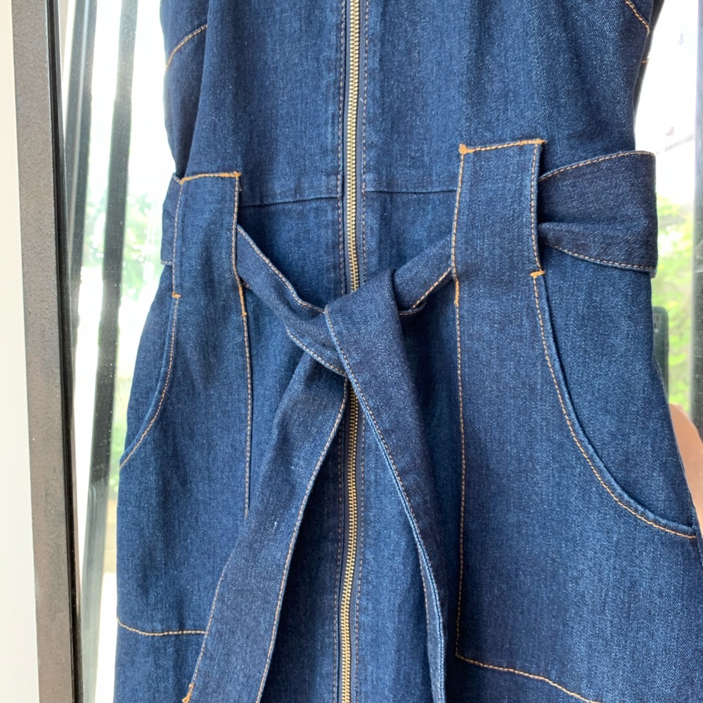๐ฆ UO Finders Keepers Denim A-line dress - NWT - Picture 4 of 11